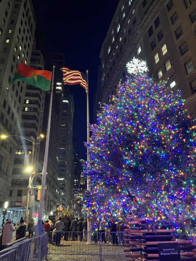 Arbre de noel à Manhattan